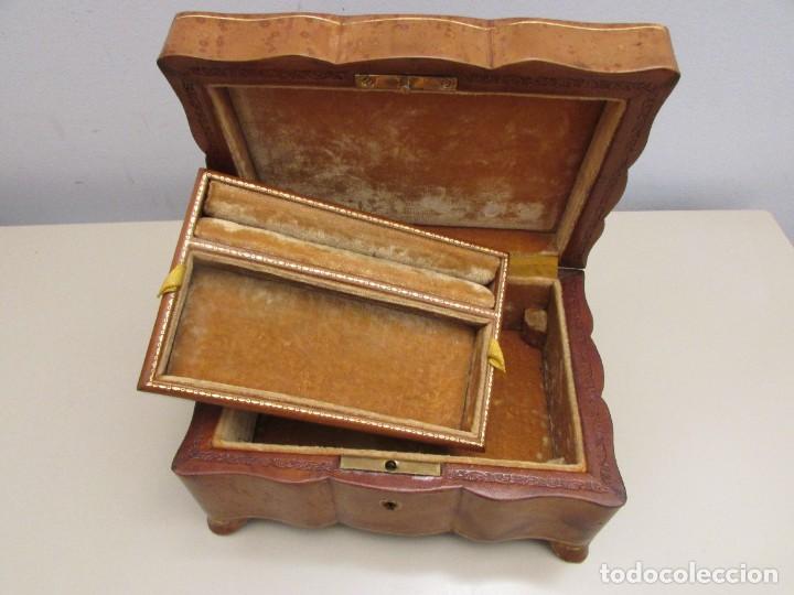 Antig&uuml;edades: CAJA JOYERO FRANCESA S.XIX - Foto 6