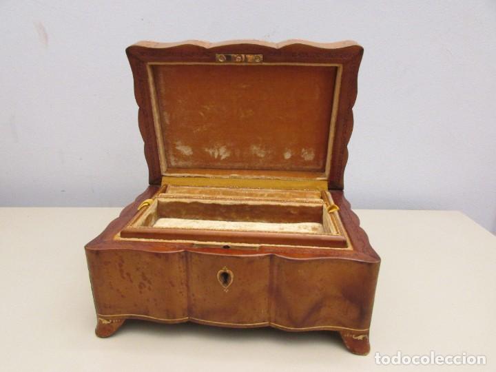 Antig&uuml;edades: CAJA JOYERO FRANCESA S.XIX - Foto 7