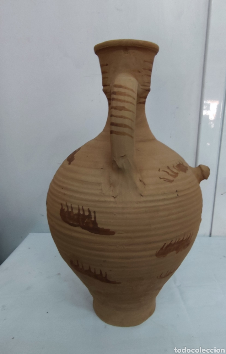 Antig&uuml;edades: &Aacute;nfora de barro - Foto 2