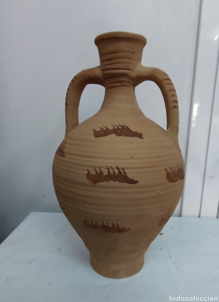 Antig&uuml;edades: &Aacute;nfora de barro - Foto 3