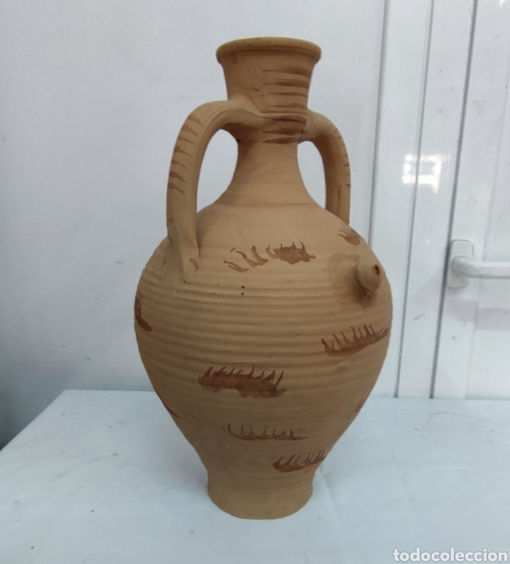 Antig&uuml;edades: &Aacute;nfora de barro - Foto 1