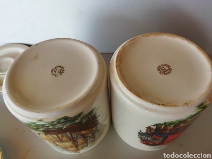 Antig&uuml;edades: 2 botes con tapas SAN CLAUDIO - Foto 3