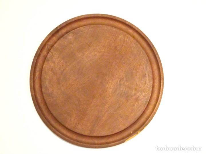 Antig&uuml;edades: Plato Tabla madera maciza - Foto 1