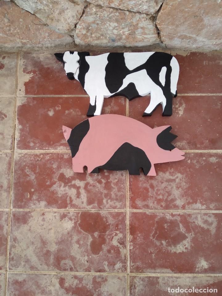 Antig&uuml;edades: 2 Salva manteles madera - Foto 2