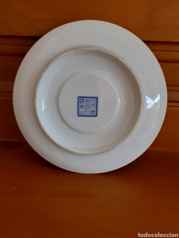 Antig&uuml;edades: PLATITO DE PORCELANA CHINA. - Foto 2
