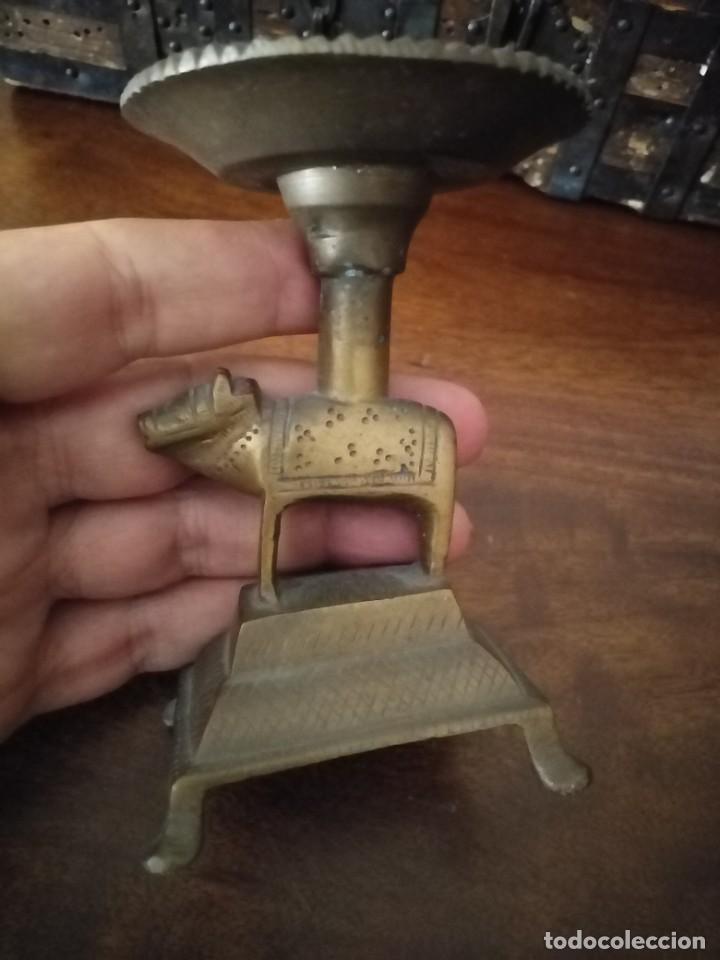 Antig&uuml;edades: Candelabro Velero India. - Foto 2