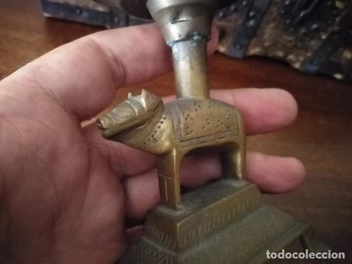 Antig&uuml;edades: Candelabro Velero India. - Foto 7