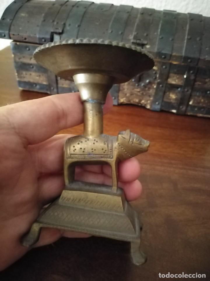 Antig&uuml;edades: Candelabro Velero India. - Foto 9