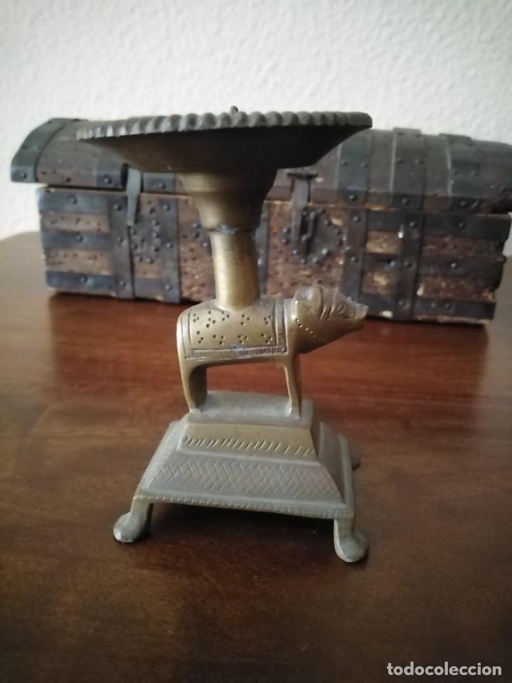 Antig&uuml;edades: Candelabro Velero India. - Foto 11