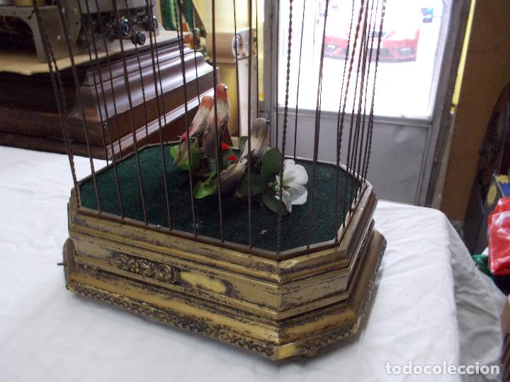 Antig&uuml;edades: jaula pajaros automata - Foto 5
