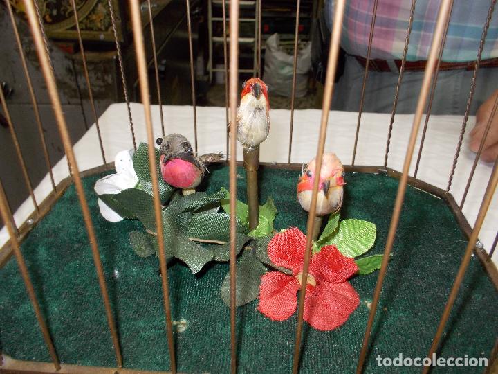 Antig&uuml;edades: jaula pajaros automata - Foto 7