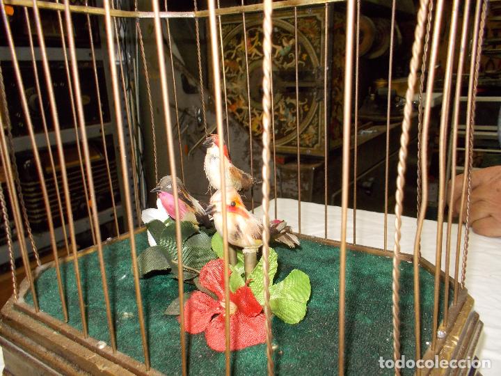 Antig&uuml;edades: jaula pajaros automata - Foto 9