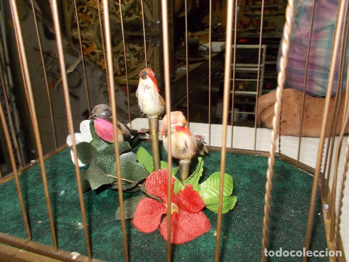 Antig&uuml;edades: jaula pajaros automata - Foto 11