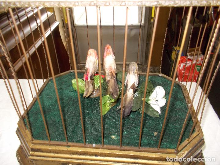 Antig&uuml;edades: jaula pajaros automata - Foto 12