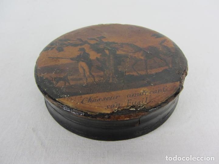Antig&uuml;edades: Caja francesa para rap&eacute;, hacia 1830 - Foto 2