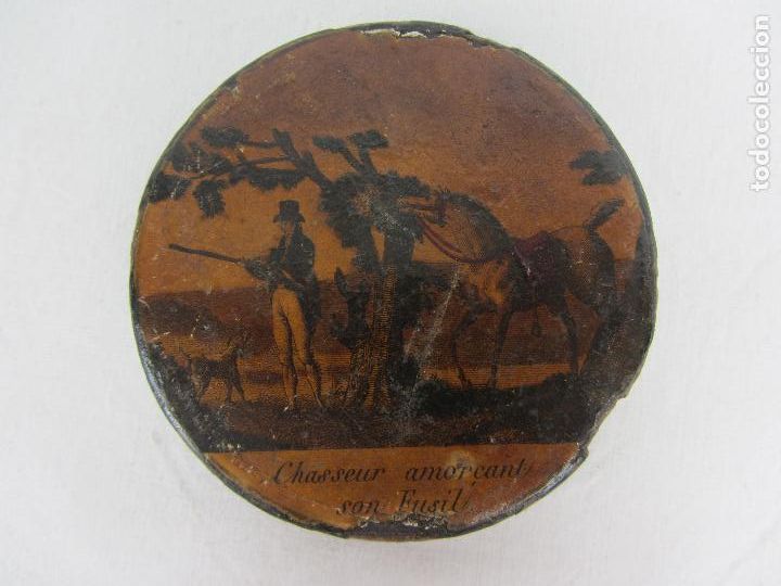 Antig&uuml;edades: Caja francesa para rap&eacute;, hacia 1830 - Foto 1