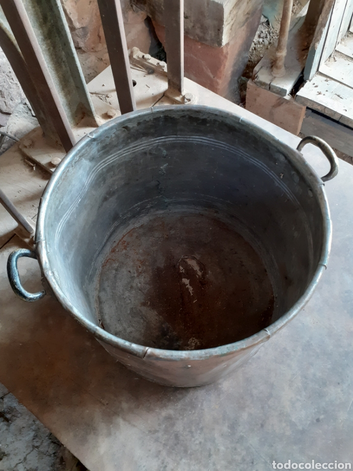 Antig&uuml;edades: OLLA DE COBRE GRANDE 33X38 h - Foto 2