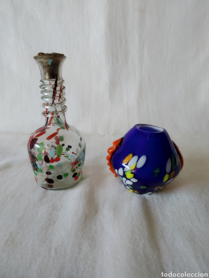 Antig&uuml;edades: PAREJA TARROS CRISTAL MURANO - Foto 1