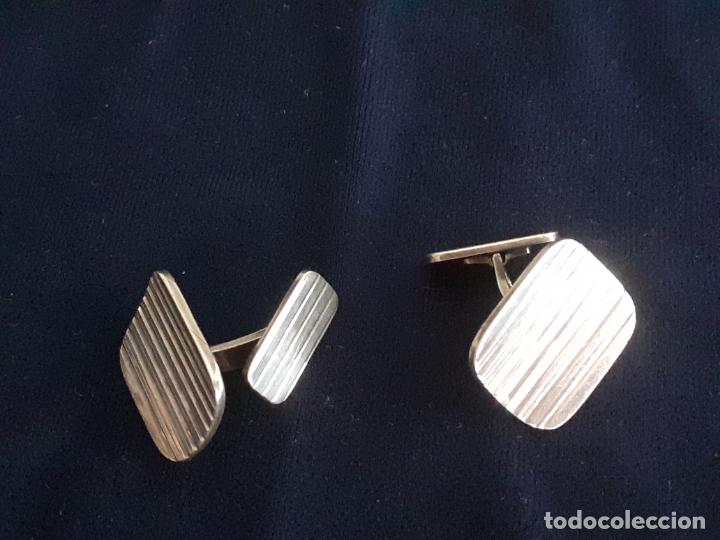 Antig&uuml;edades: Gemelos de plata ley 925 - Foto 2