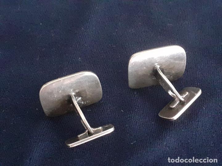 Antig&uuml;edades: Gemelos de plata ley 925 - Foto 3