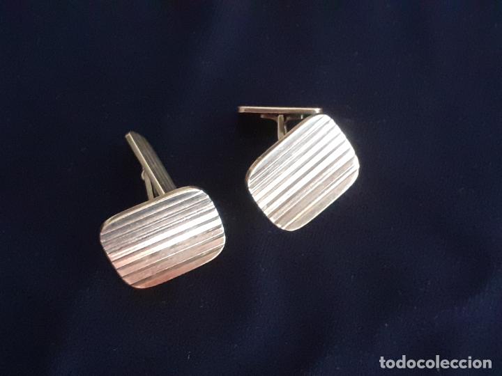 Antig&uuml;edades: Gemelos de plata ley 925 - Foto 1