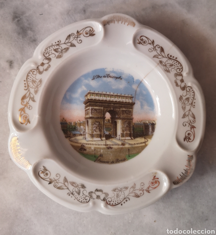 Antig&uuml;edades: Platito de Limoges 10 cm di&aacute;metro - Foto 1