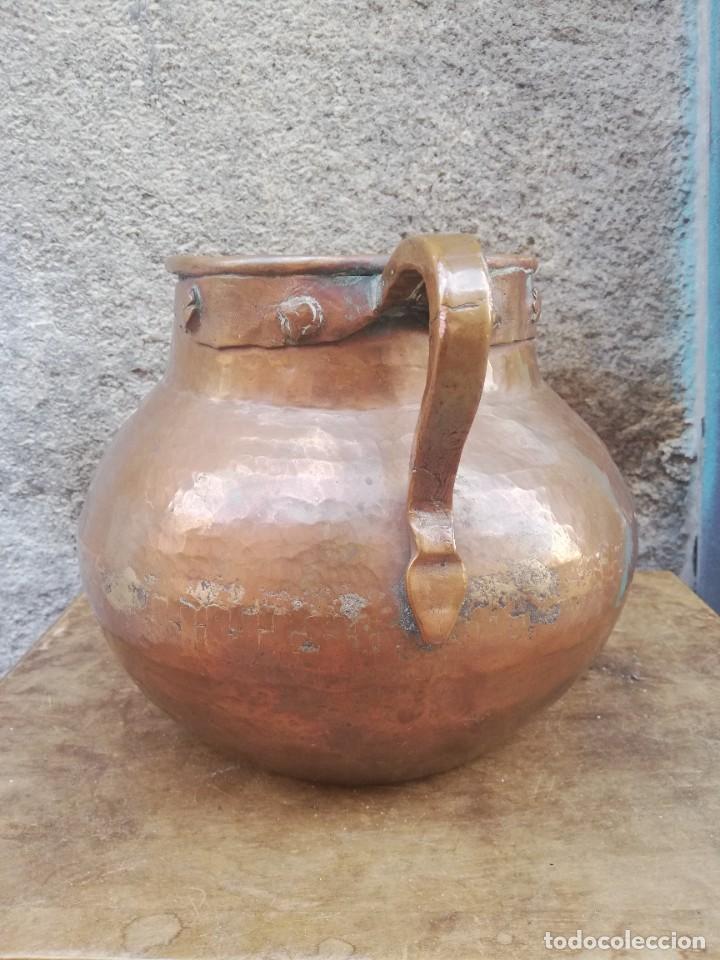 Antig&uuml;edades: RECIPIENTE DE COBRE CON DOS ASAS S. XVIII - Foto 6
