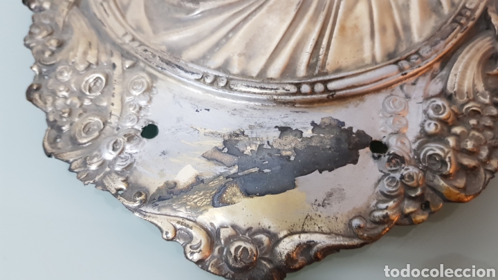 Antig&uuml;edades: PLACA SAGRADO CORAZ&Oacute;N DE JES&Uacute;S - Foto 4