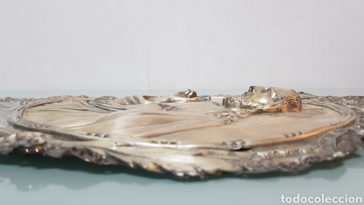 Antig&uuml;edades: PLACA SAGRADO CORAZ&Oacute;N DE JES&Uacute;S - Foto 6