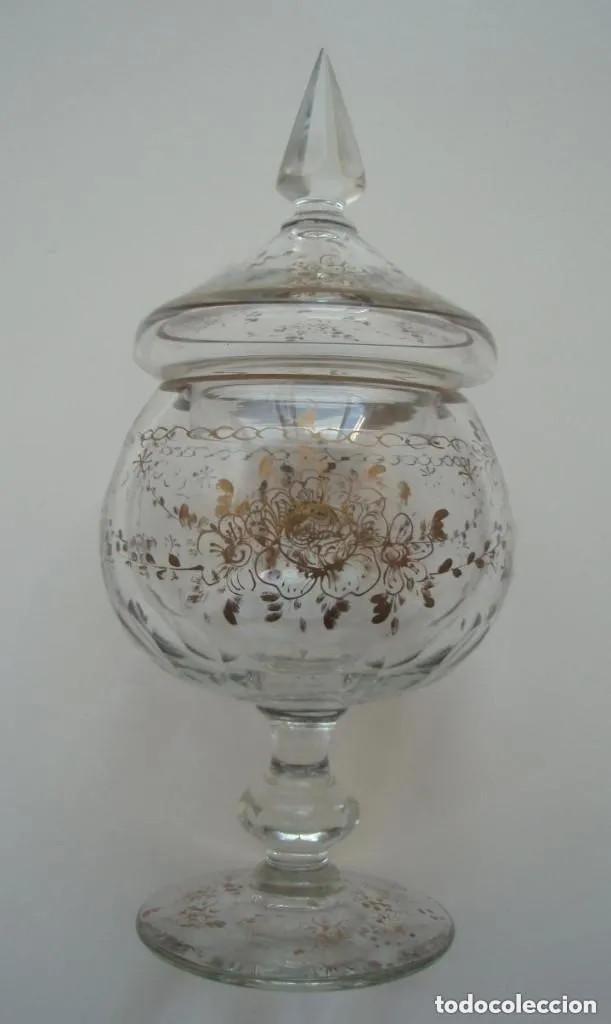 Antig&uuml;edades: BOMBONERA. CRISTAL DE LA GRANJA. - Foto 4