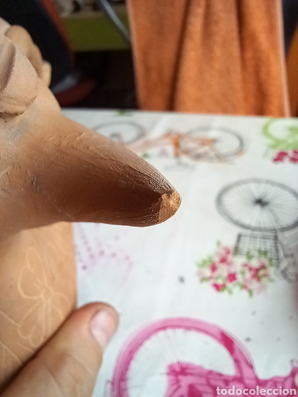 Antig&uuml;edades: BOTIJO TORO. CUENCA. FIRMADO EN LA BASE ,M.HERNANSANZ? - Foto 9