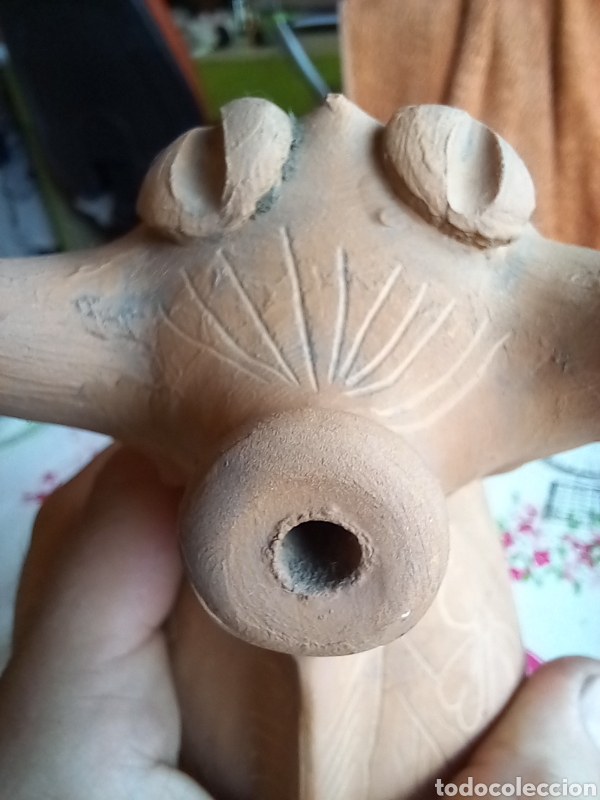 Antig&uuml;edades: BOTIJO TORO. CUENCA. FIRMADO EN LA BASE ,M.HERNANSANZ? - Foto 11