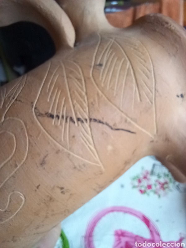 Antig&uuml;edades: BOTIJO TORO. CUENCA. FIRMADO EN LA BASE ,M.HERNANSANZ? - Foto 14