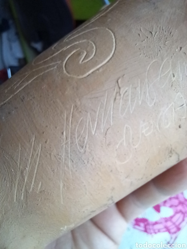 Antig&uuml;edades: BOTIJO TORO. CUENCA. FIRMADO EN LA BASE ,M.HERNANSANZ? - Foto 21