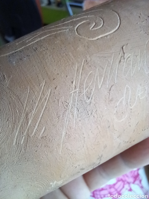 Antig&uuml;edades: BOTIJO TORO. CUENCA. FIRMADO EN LA BASE ,M.HERNANSANZ? - Foto 22