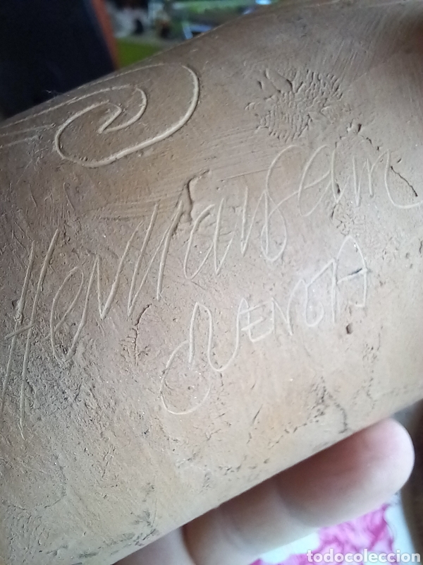 Antig&uuml;edades: BOTIJO TORO. CUENCA. FIRMADO EN LA BASE ,M.HERNANSANZ? - Foto 23
