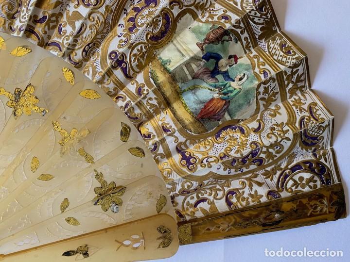 Antig&uuml;edades: Abanico de colecci&oacute;n Isabelino - Foto 2
