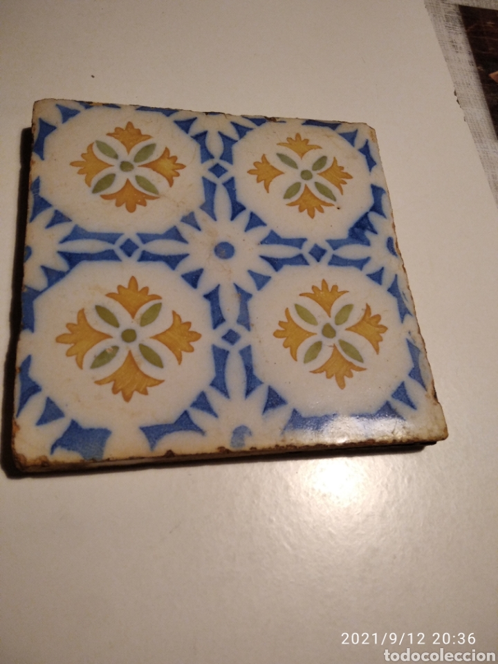 Antig&uuml;edades: Cer&aacute;mica antigua, azulejo - Foto 1