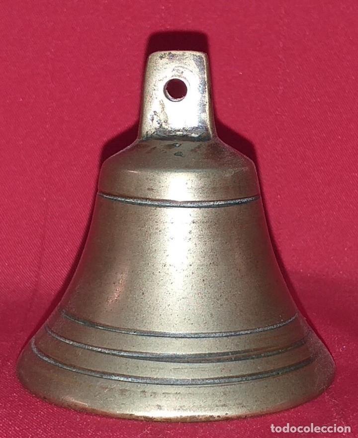 Antig&uuml;edades: PEQUE&Ntilde;A CAMPANA DE BRONCE - Foto 4