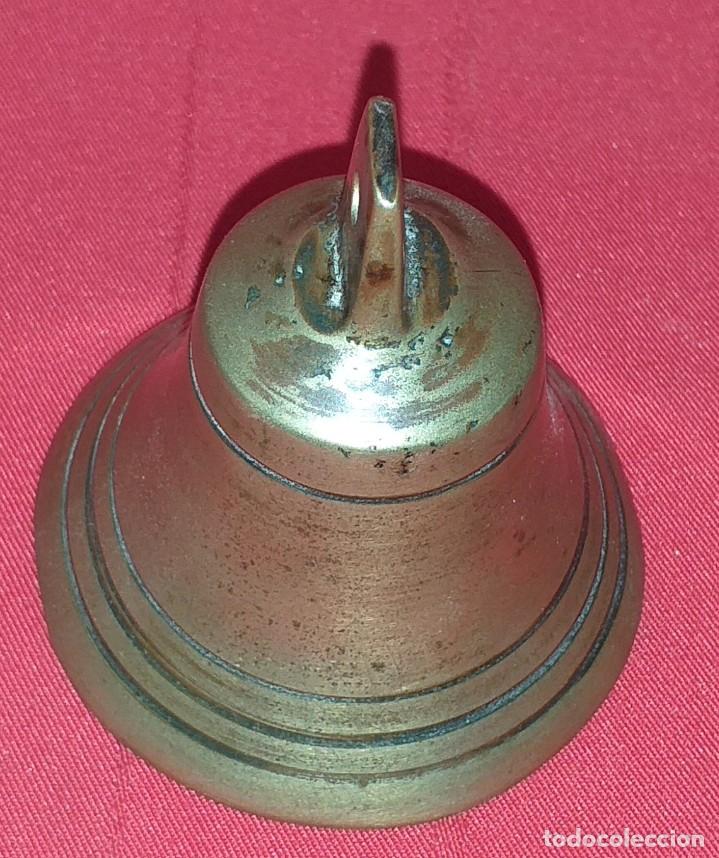 Antig&uuml;edades: PEQUE&Ntilde;A CAMPANA DE BRONCE - Foto 5