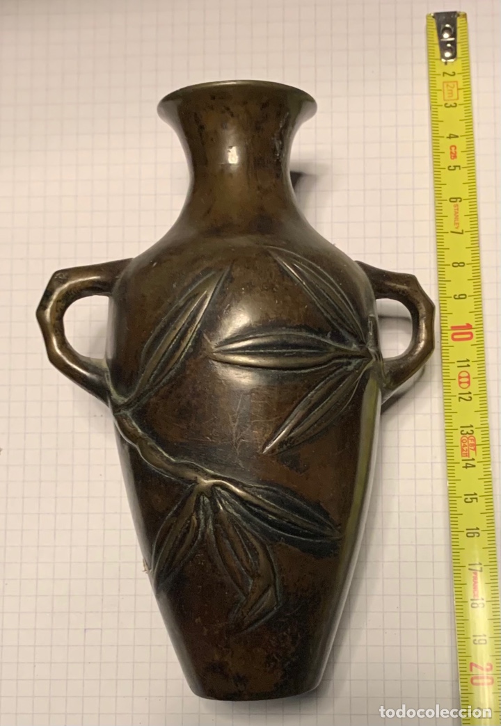 Antig&uuml;edades: Jarrones de bronce (2unidades) - Foto 1