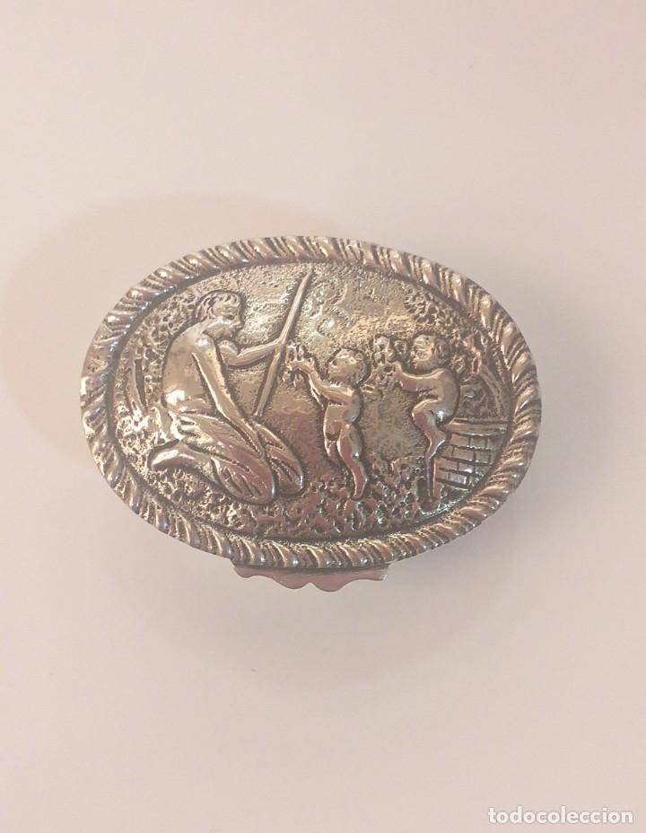 Antig&uuml;edades: Caja Pastillero en plata - Foto 1