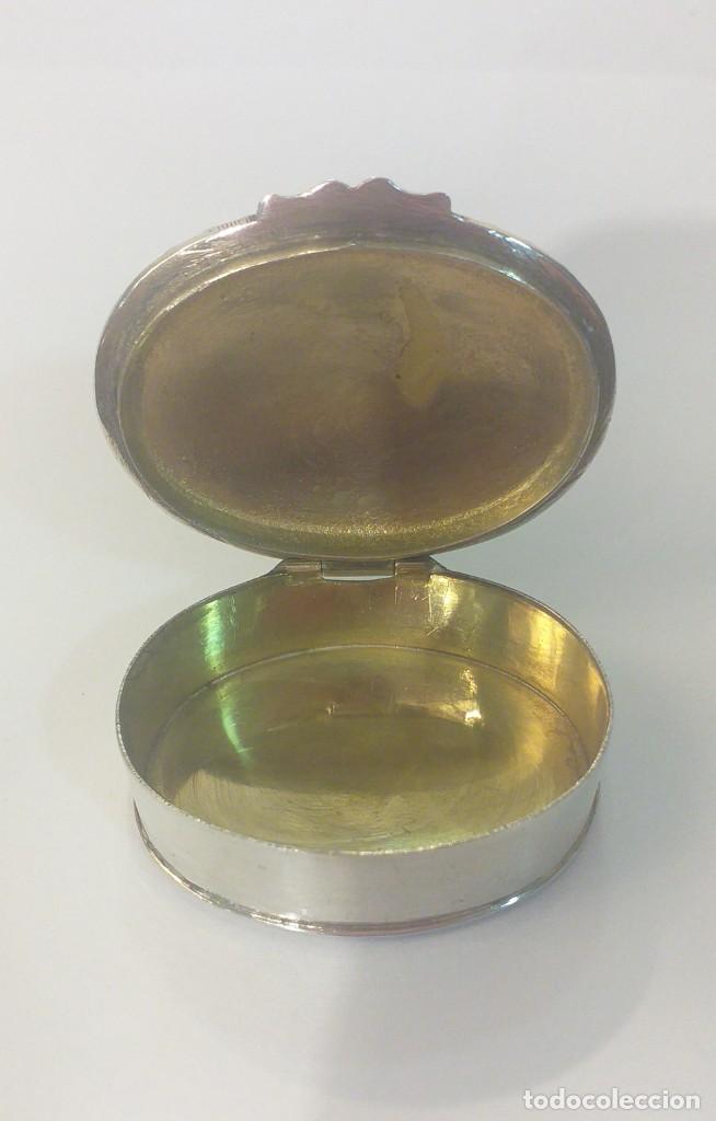 Antig&uuml;edades: Caja Pastillero en plata - Foto 4