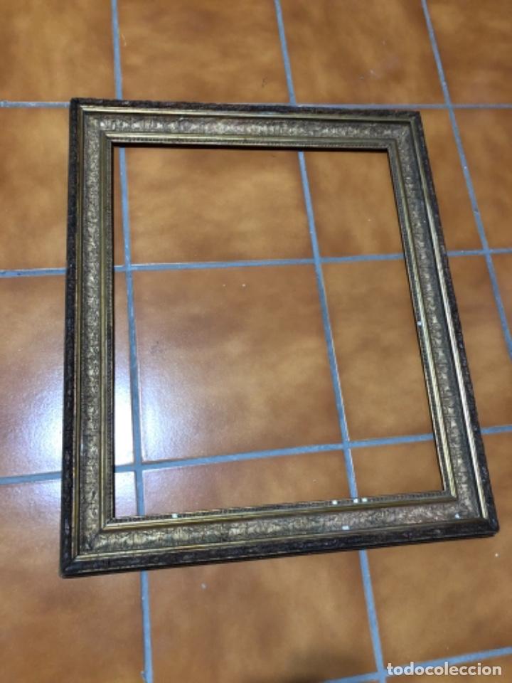 Antig&uuml;edades: Antiguo y bonito marco de madera con pan de oro - Foto 1