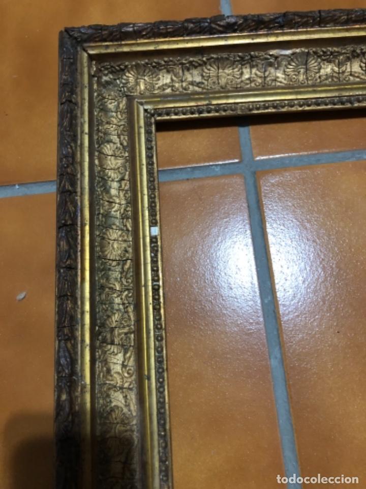 Antig&uuml;edades: Antiguo y bonito marco de madera con pan de oro - Foto 3