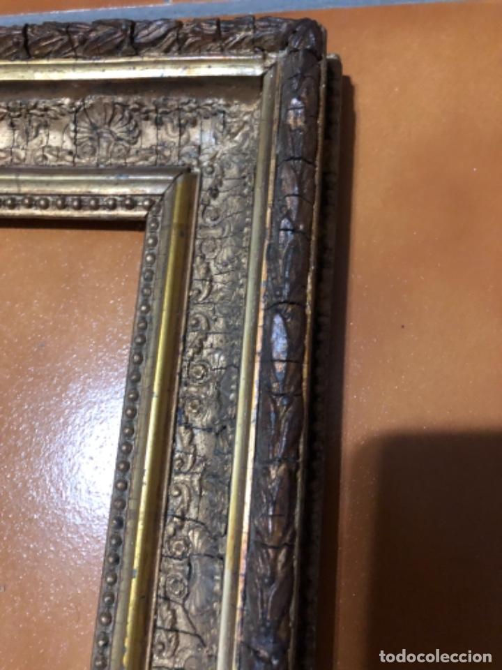Antig&uuml;edades: Antiguo y bonito marco de madera con pan de oro - Foto 4