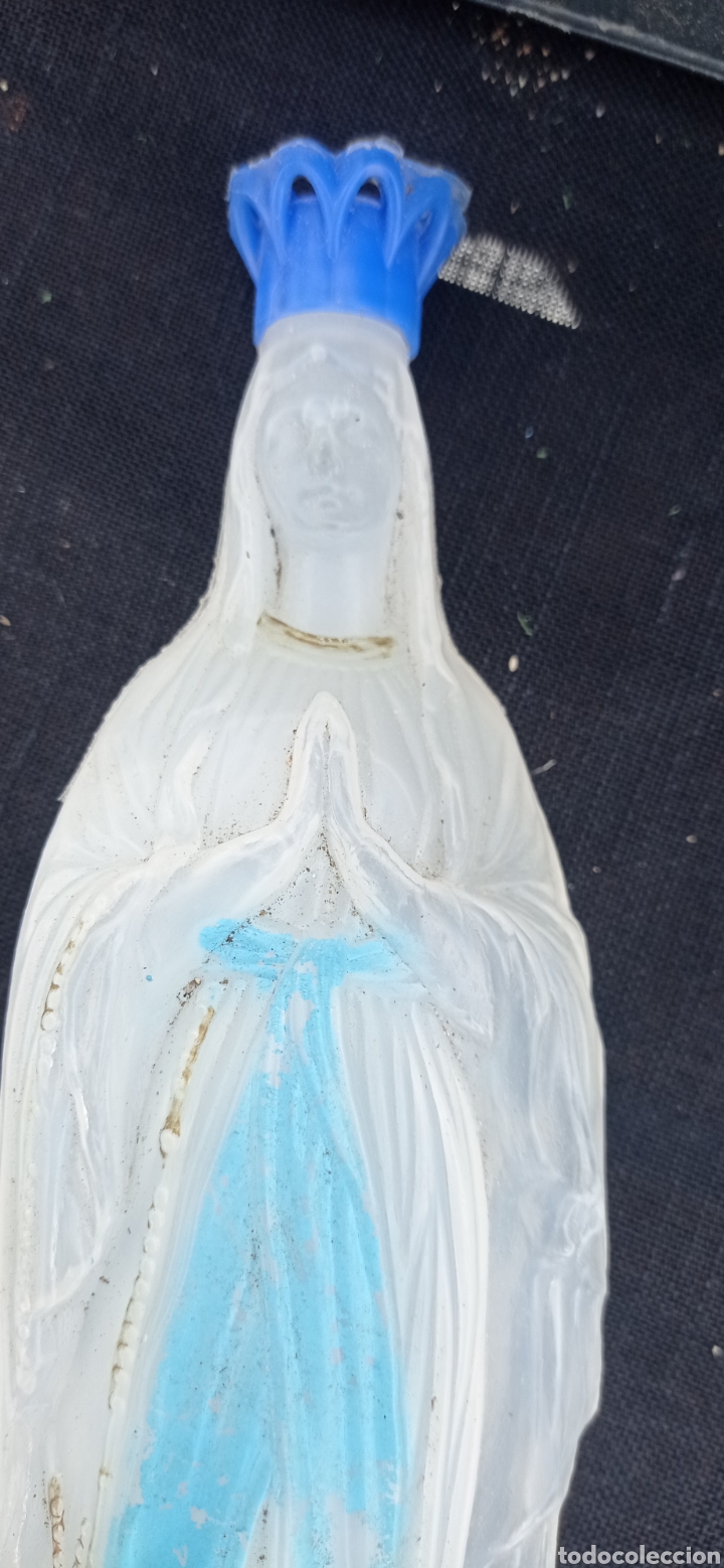 Antig&uuml;edades: Botella Virgen Lourdes - Foto 3