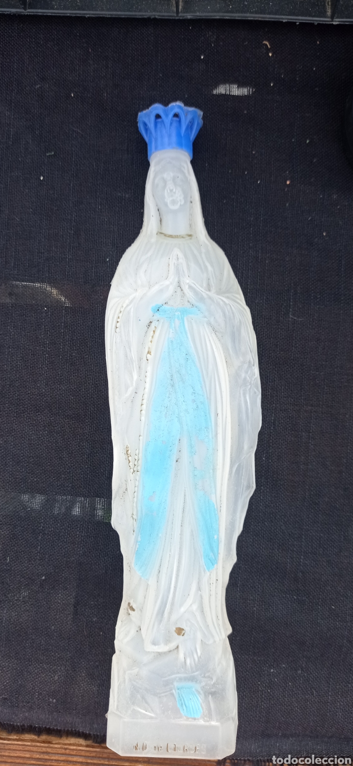 Antig&uuml;edades: Botella Virgen Lourdes - Foto 1