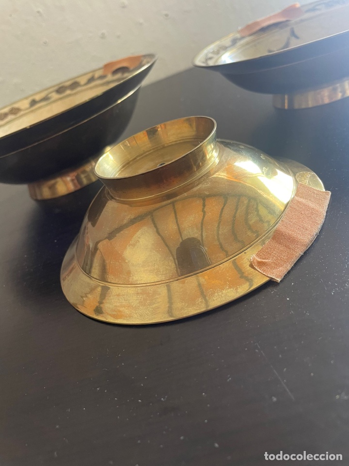 Antig&uuml;edades: Juego de lat&oacute;n antiguo - Foto 3