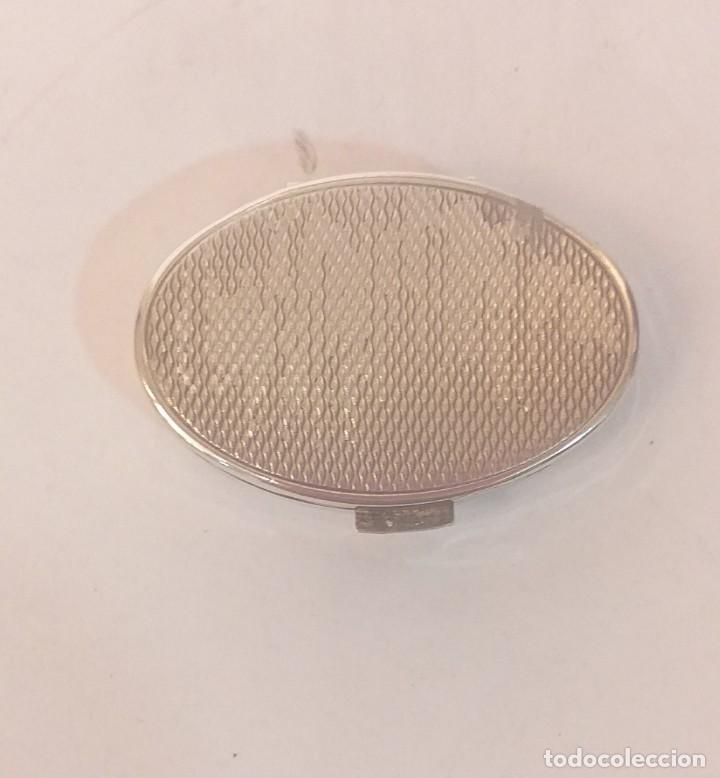 Antig&uuml;edades: pastillero de plata con marca - Foto 2